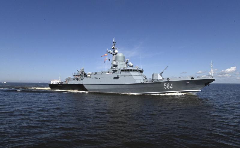 nava din clasa Karakurt , Foto: Alexander Kazakov/Kremlin Pool / Zuma Press / Profimedia