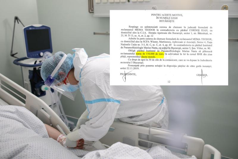 Colaj Institutul „Marius Nasta” și decizia definitivă care obligă spitalul la plata daunelor, Foto: HotNews / Inquam Photos - Octav Ganea