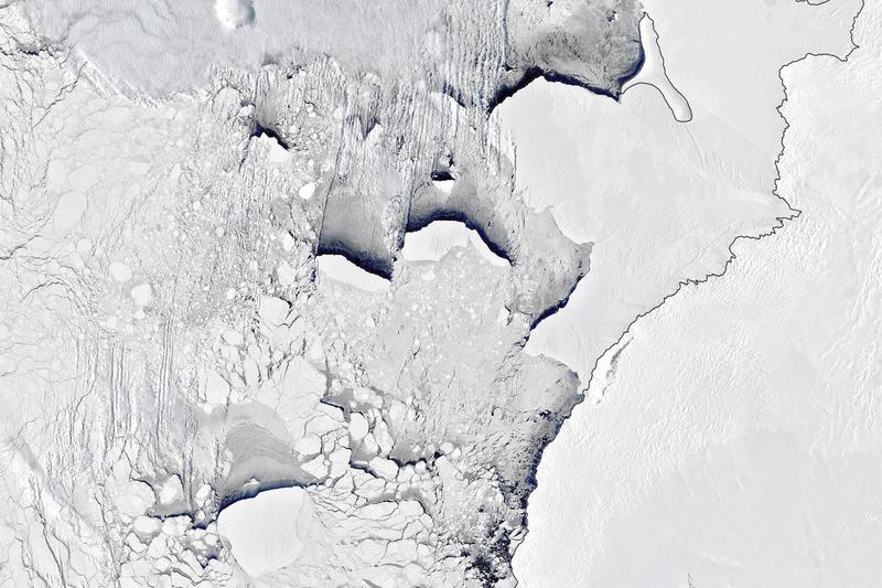 Imagini din satelit cu banchiza Brunt, Foto: NASA / Sciencephoto / Profimedia Images