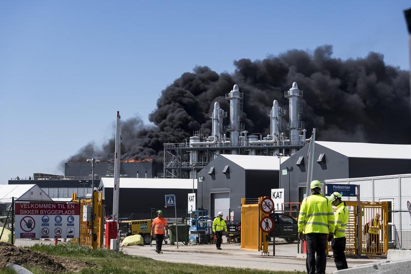 Incendiu masiv la sediul gigantului farmaceutic danez Novo Nordisk, Foto: Jokum Tord Larsen / AP / Profimedia