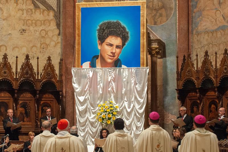 Slujba de beatificare a lui Carlo Acutis in 2020, Foto: Massimiliani Migliorato-CPP / IPA / Profimedia Images