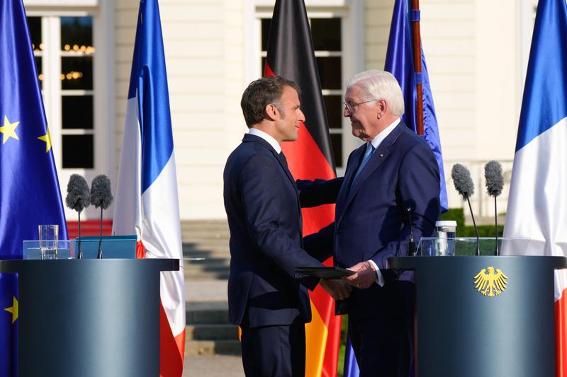 Emmanuel Macron si Frank-Walter Steinmeier , Foto: IMAGO / Imago Stock and People / Profimedia Images