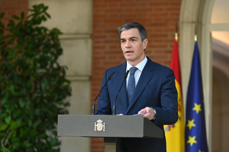 Premierul spaniol Pedro Sanchez, Foto: Pool Moncloa/Borja Puig de la Be / ContactoPhoto / Profimedia