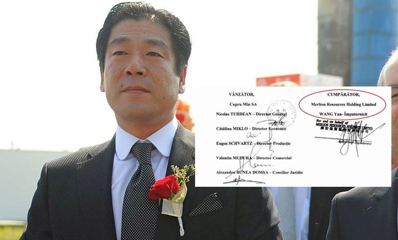 Wang Yan a pus mâna pe contractul cu firma de stat Cuprumin, Foto: HotNews