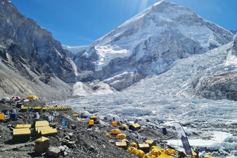 Tabăra de alpiniști la baza muntelui Everest, Foto: Purnima SHRESTHA / AFP / Profimedia