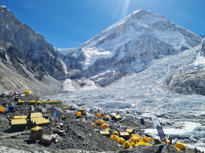 Tabăra de alpiniști la baza muntelui Everest, Foto: Purnima SHRESTHA / AFP / Profimedia