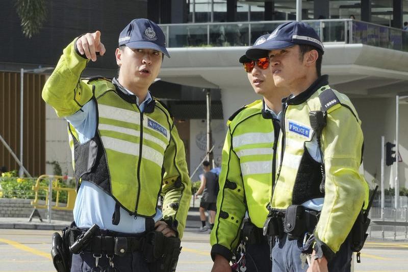 politisti din Hong Kong, Foto: Ichiro Ohara / AP / Profimedia