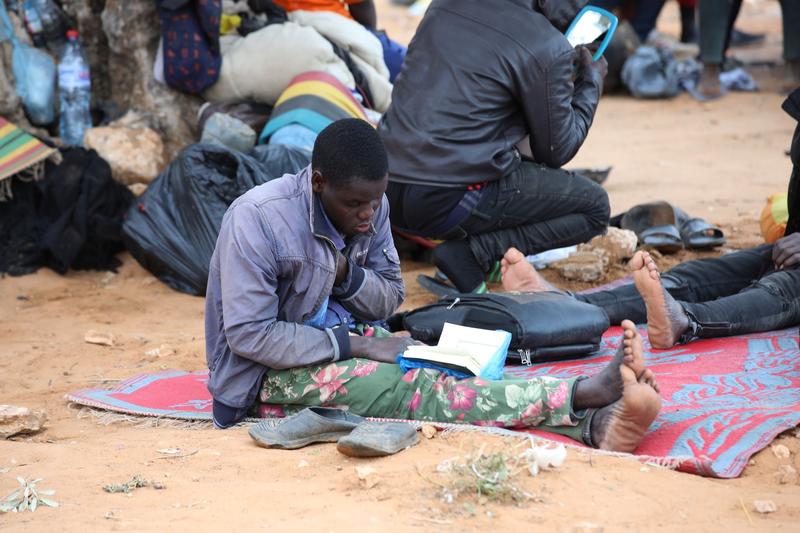 Migranți în Tunisia, Foto: Khaled Nasraoui / DPA / Profimedia