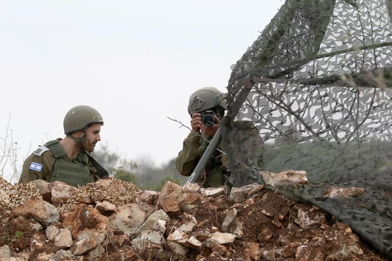 Soldați israelieni la granița cu Gaza, Foto: Mahmoud ZAYYAT / AFP / Profimedia