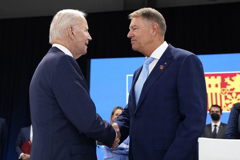 Klaus Iohannis și Joe Biden, Foto: Susan Walsh / AP / Profimedia