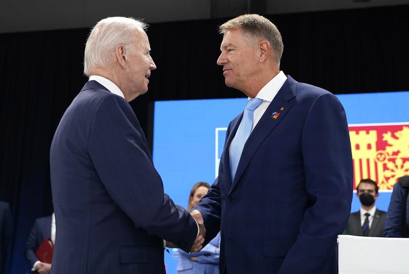 Klaus Iohannis și Joe Biden, Foto: Susan Walsh / AP / Profimedia