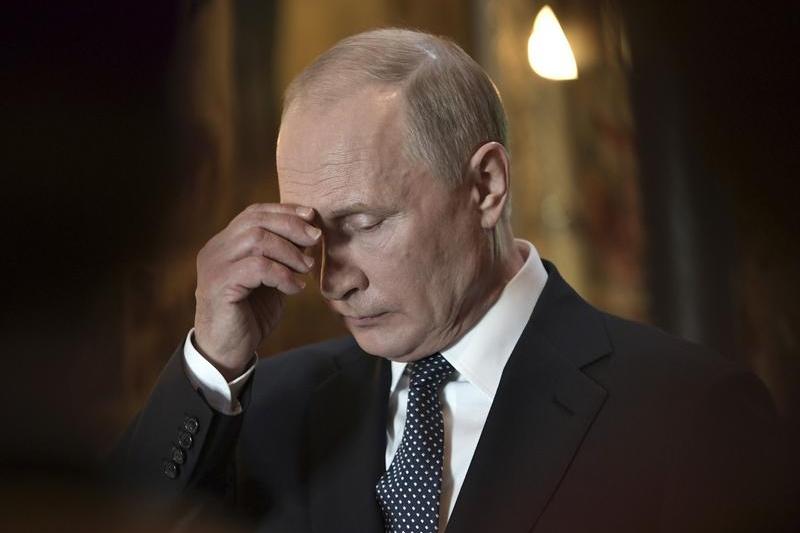 Vladimir Putin, după ceremonia de învestire din 2018, Foto: Alexei Nikolsky / AP / Profimedia