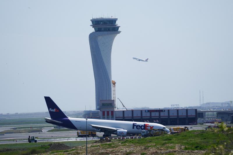 Un avion cargo a aterizat forțat pe aeroportul din Istanbul, Foto: Agit Erdi Ulukaya / AFP / Profimedia