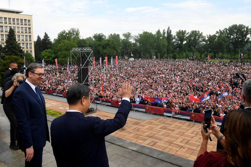 Alesksandar Vucic si Xi Jinping la Belgrad, Foto: Dimitrije Goll / AFP / Profimedia Images