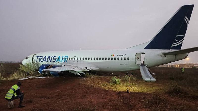 Avionul Boeing implicat in accidentul de la Dakar, Foto: STRINGER / AFP / Profimedia