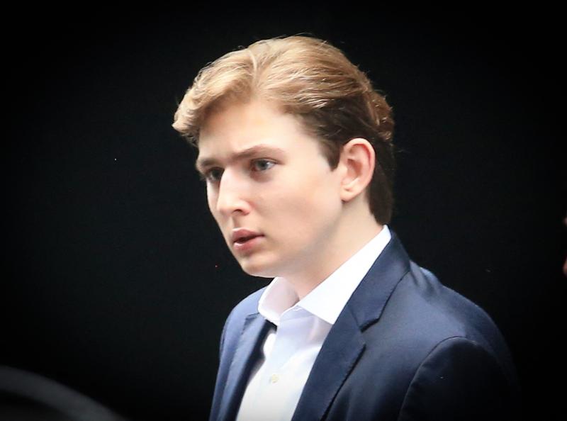 Barron Trump, fiul cel mic al fostului președinte Donald Trump, Foto: MEGA / The Mega Agency / Profimedia
