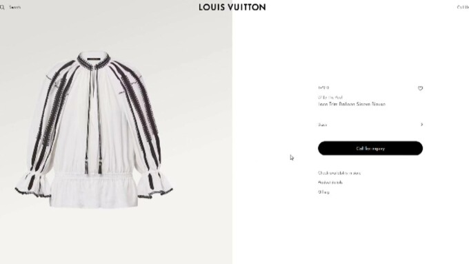 Bluză Louis Vuitton. Foto: Știrile ProTV
