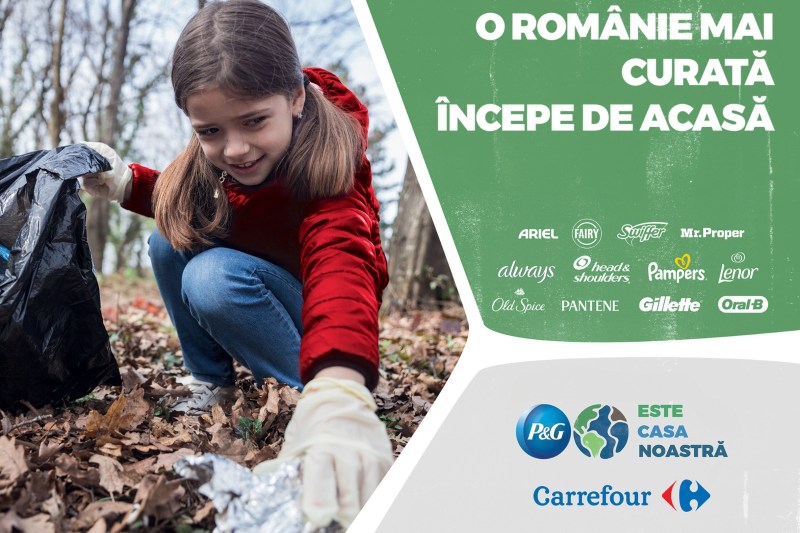 Voluntarii P&G și Carrefour au colectat 1.500 kg de deșeuri din zona rezervației Valea Vâlsanului