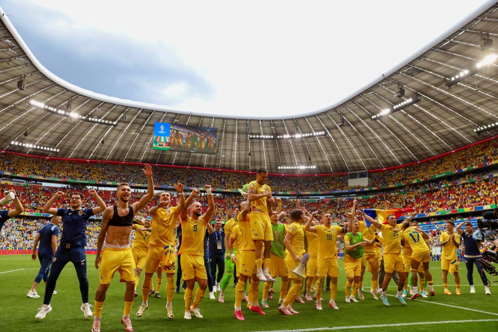 Meciul de fotbal disputat de Romania si Ucraina in grupa E a EURO 2024, Allianz Arena, Munchen, Germania, 17 iunie 2024. Foto: Inquam Photos / Ovidiu Dumitru Matiu