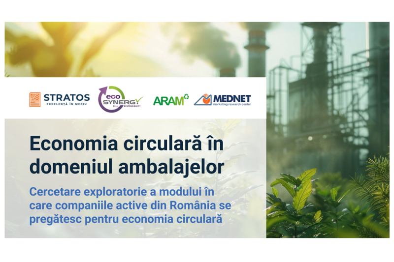 54,2% dintre companiile românești chestionate, au o strategie de aplicare a principiilor economiei circulare pentru propriile ambalaje puse pe piață