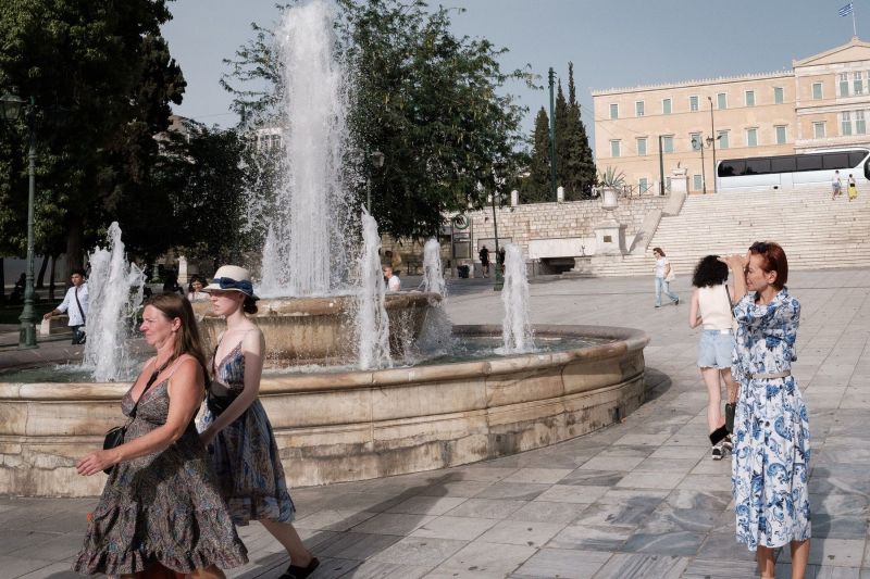 Valul de căldură a adus temperaturi de 44 de grade în Grecia