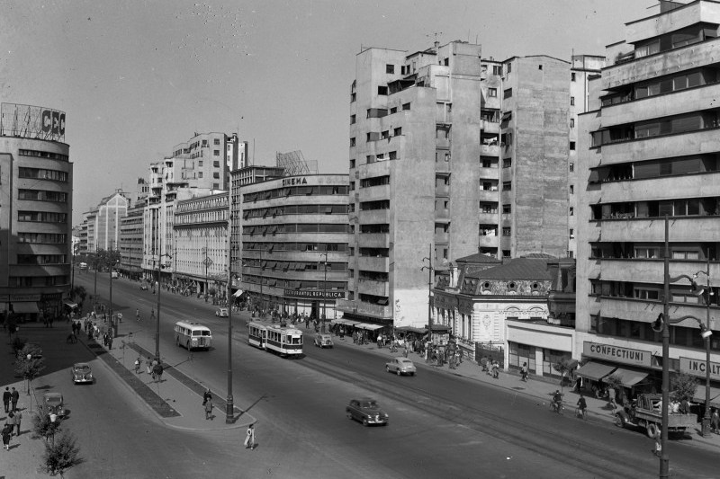 Bulevardul Magheru 1957 / FOTO: Agerpres