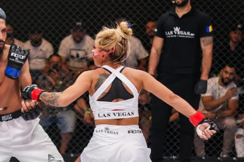„Cineva trebuie să ia măsuri”. Imagini de la primă luptă în ring din România dintre un bărbat și o femeie. KO după 9 secunde