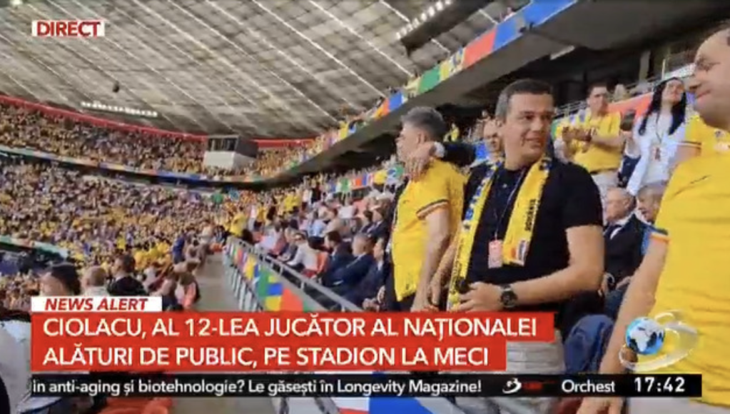 Burtieră Antena 3: Ciolacu, al 12-lea jucător / Sursa foto: Pagina de Media