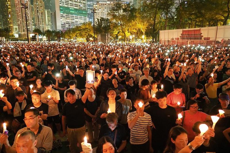 Comemorarea Masacrului din Piata Tiananmen, Hong Kong, Foto: Flickr
