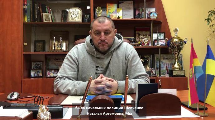 Ghenadi Mazehora, primarul orasului Kupeansk, Foto: Captura video