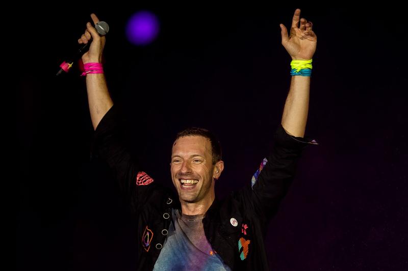 Chris Martin, solistul trupei Coldplay, Foto: Bruna Prado / AP / Profimedia