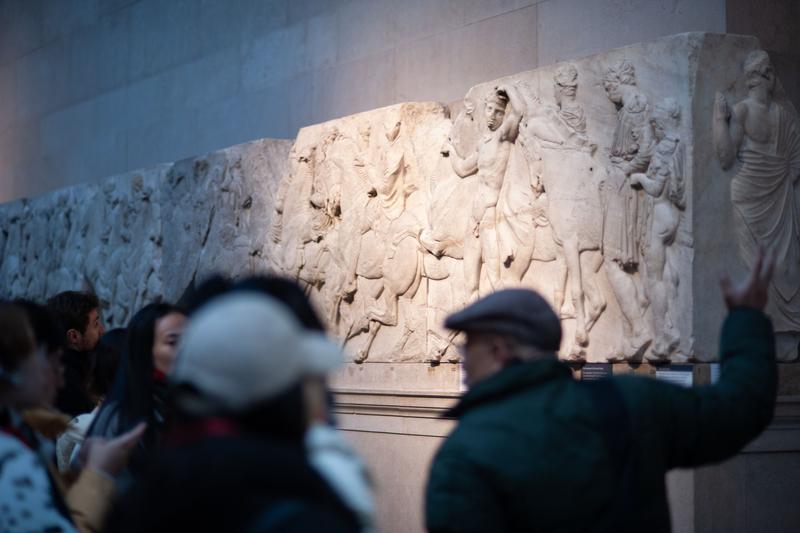 Friza a Partenonului aflata la British Museum, Foto: Jay Shaw Baker-NurPhoto / Shutterstock Editorial / Profimedia Images