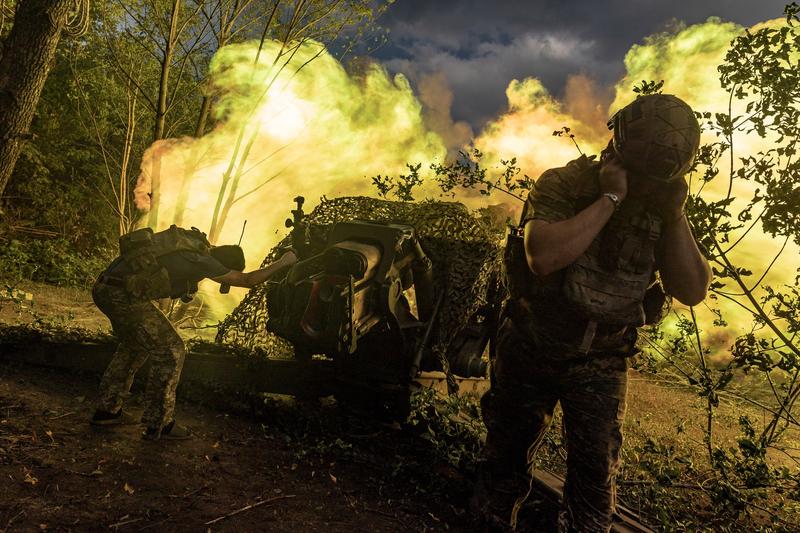 Artileristi ucraineni, Foto: Diego Herrera Carcedo / AFP / Profimedia