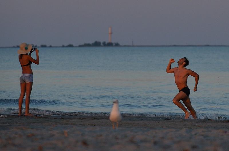 Turiști la Sulina, Delta Dunării, Foto: Daniel MIHAILESCU / AFP / Profimedia