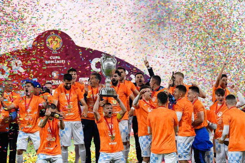 Jucatorii echipei Corvinul Hunedoara, Foto: Anca Tepei / imago sportfotodienst / Profimedia