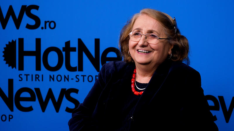 Rodica Zafiu, profesoară de limba română la Facultatea de Litere București, în studioul HotNews.ro, Foto: Adi Iacob / HotNews