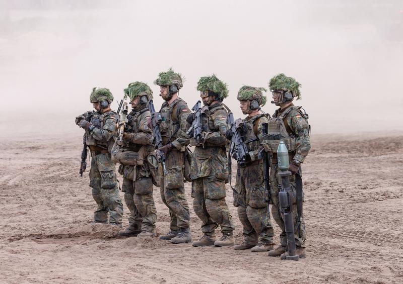 Soldați din Bundeswehr, armata federală germană, Foto: Hotnews