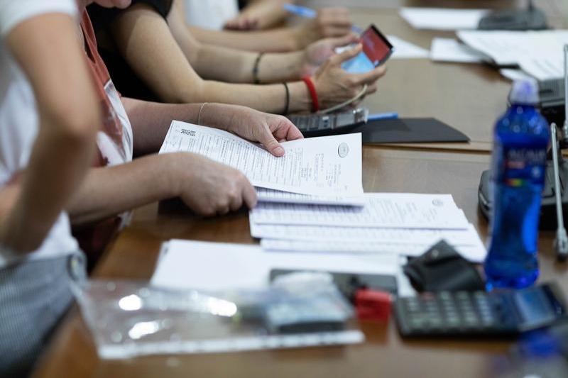 Centralizare rezultate voturi, Foto: Inquam Photos / Virgil Simonescu