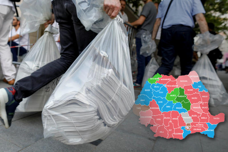 Rezultatele alegerilor locale 2024, consilii județene, Foto: Inquam Photos / Octav Ganea