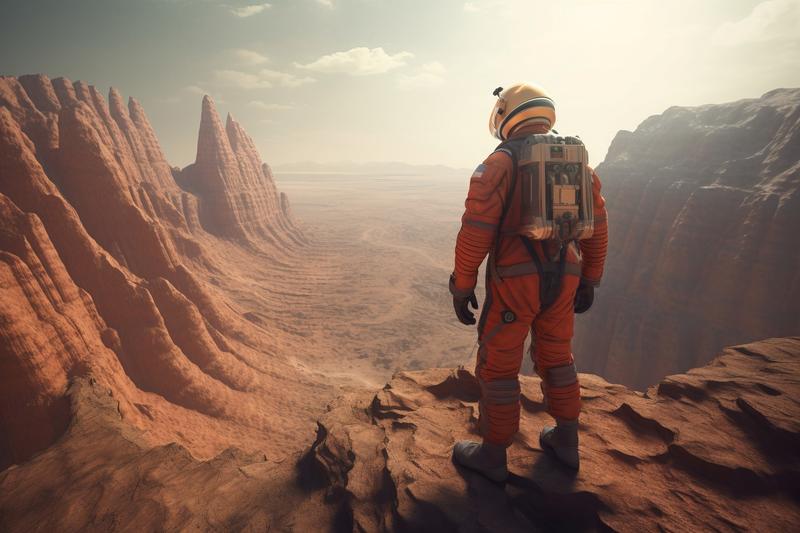 Astronaut pe Marte, Foto: Ivan Ryabokon / Panthermedia / Profimedia