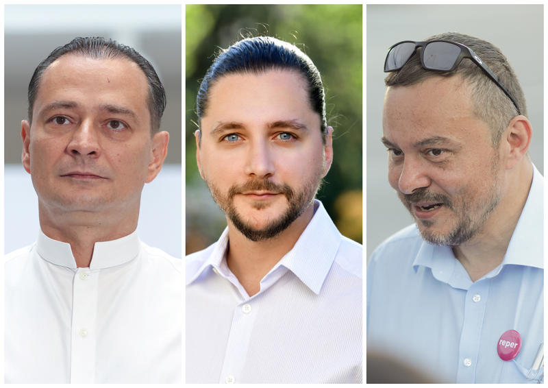 Daniel Băluță, Paul Ene și Dragoș Teniță, Foto: Inquam Photos