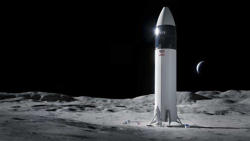 Starship Human Landing System (HLS), Foto: SpaceX / NASA via CNP / SplashNews.com / Splash / Profimedia