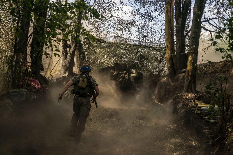 Poziție de artilerie ucraineană în zona Harkov, Foto: AA/ABACA / Abaca Press / Profimedia