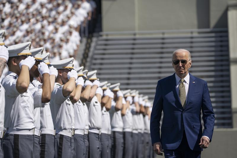 Joe Biden la ceremonia de absolvire a cadetilor de la West Point, Foto: Adam Schultz-White House / Zuma Press / Profimedia Images
