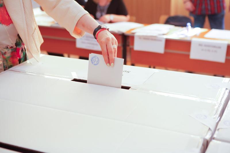 Buletin de vot introdus în urnă, alegeri, Foto: Inquam Photos / George Călin