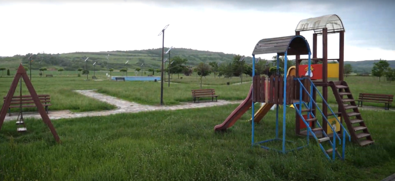 Parcul din satul Miericeaua, Crușeț , Foto: Hotnews