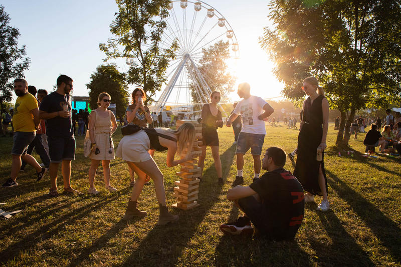 Tineri la festivalul Electric Castle, Foto: Inquam Photos / Melinda Nagy