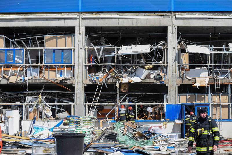 Explozia de la magazinul Dedeman din Botosani, Foto: Inquam Photos / Denis Grosu