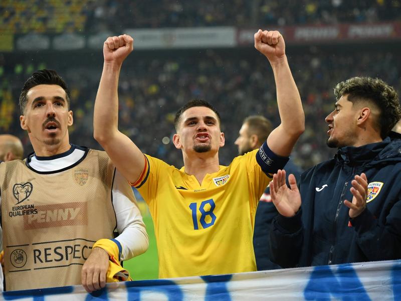 Andrei Artean, Razvan Marin si Florinel Coman, Foto: Razvan Pasarica/SPORT PICTURES / imago sportfotodienst / Profimedia