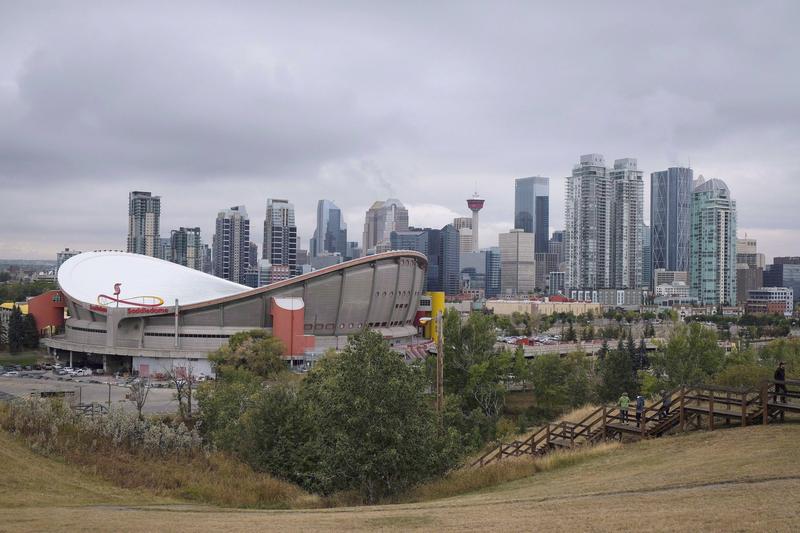 Calgary vazut de la distanta, Foto: Jeff McIntosh / PA Images / Profimedia